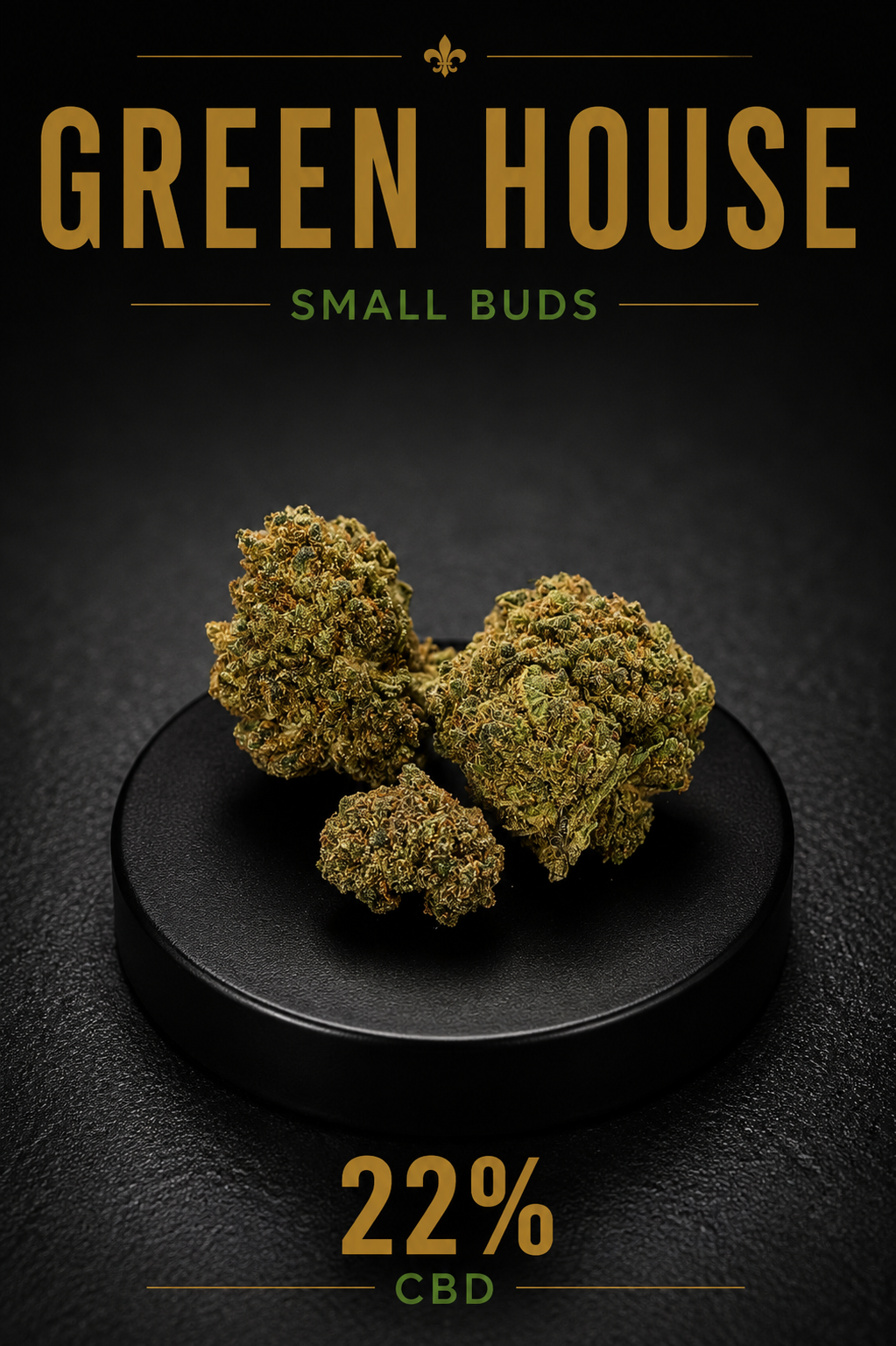 Green House Small Buds | Flor CBD 22%