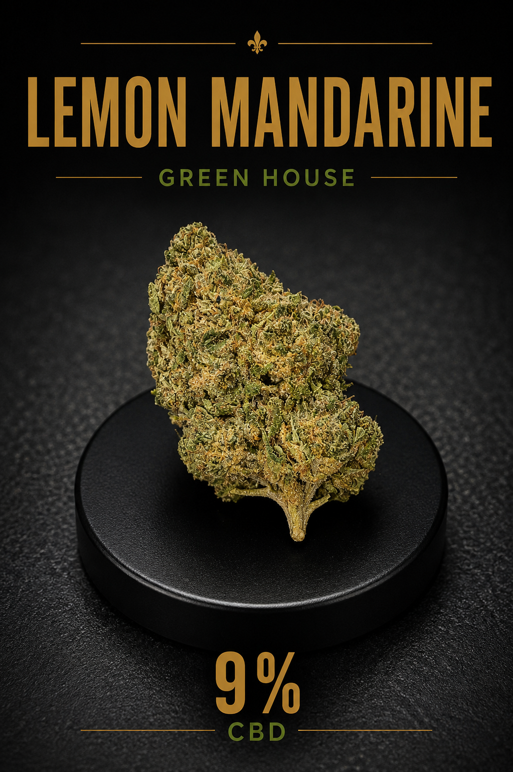 Lemon Mandarine Green House | Flor CBD 9%