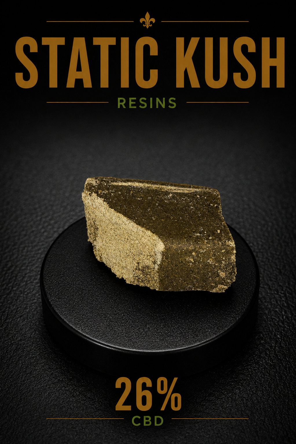 Static Kush Resins | Resina CBD 26%
