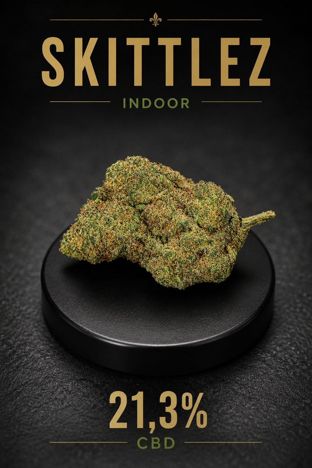 Skittlez Indoor | Flor CBD Premium 21,3%