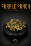 Purple Punch Trim | Trim CBD 3%