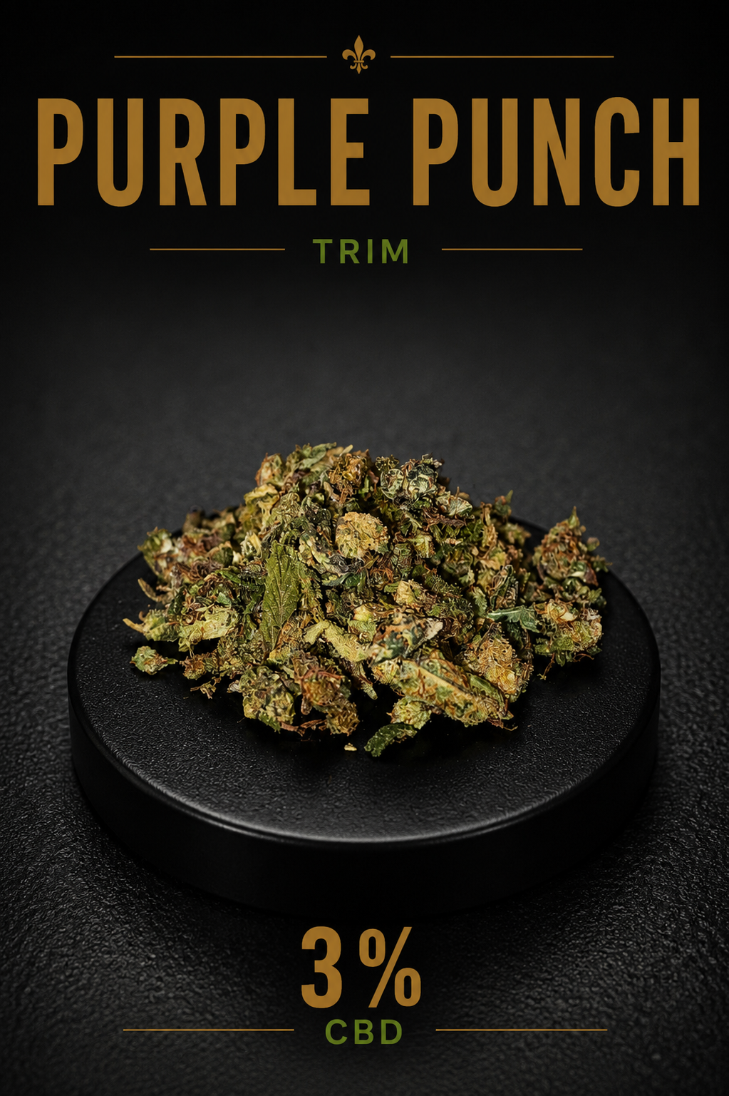 Purple Punch Trim | Trim CBD 3%