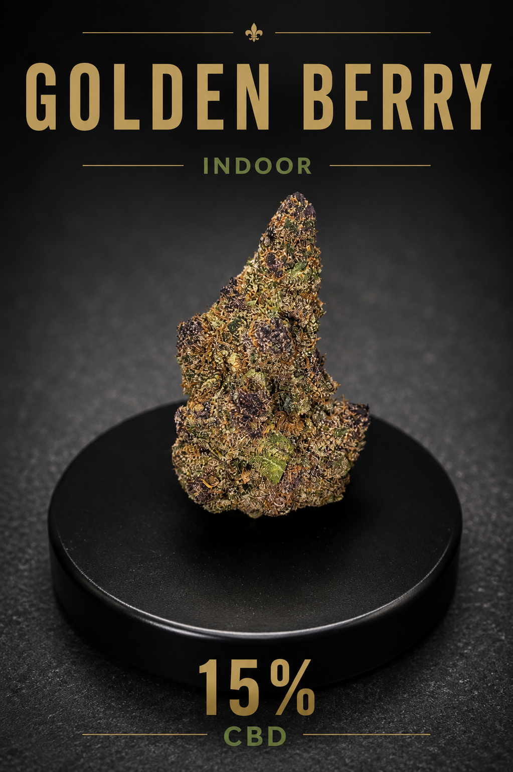 Golden Berry Indoor | Flor CBD Premium 15%