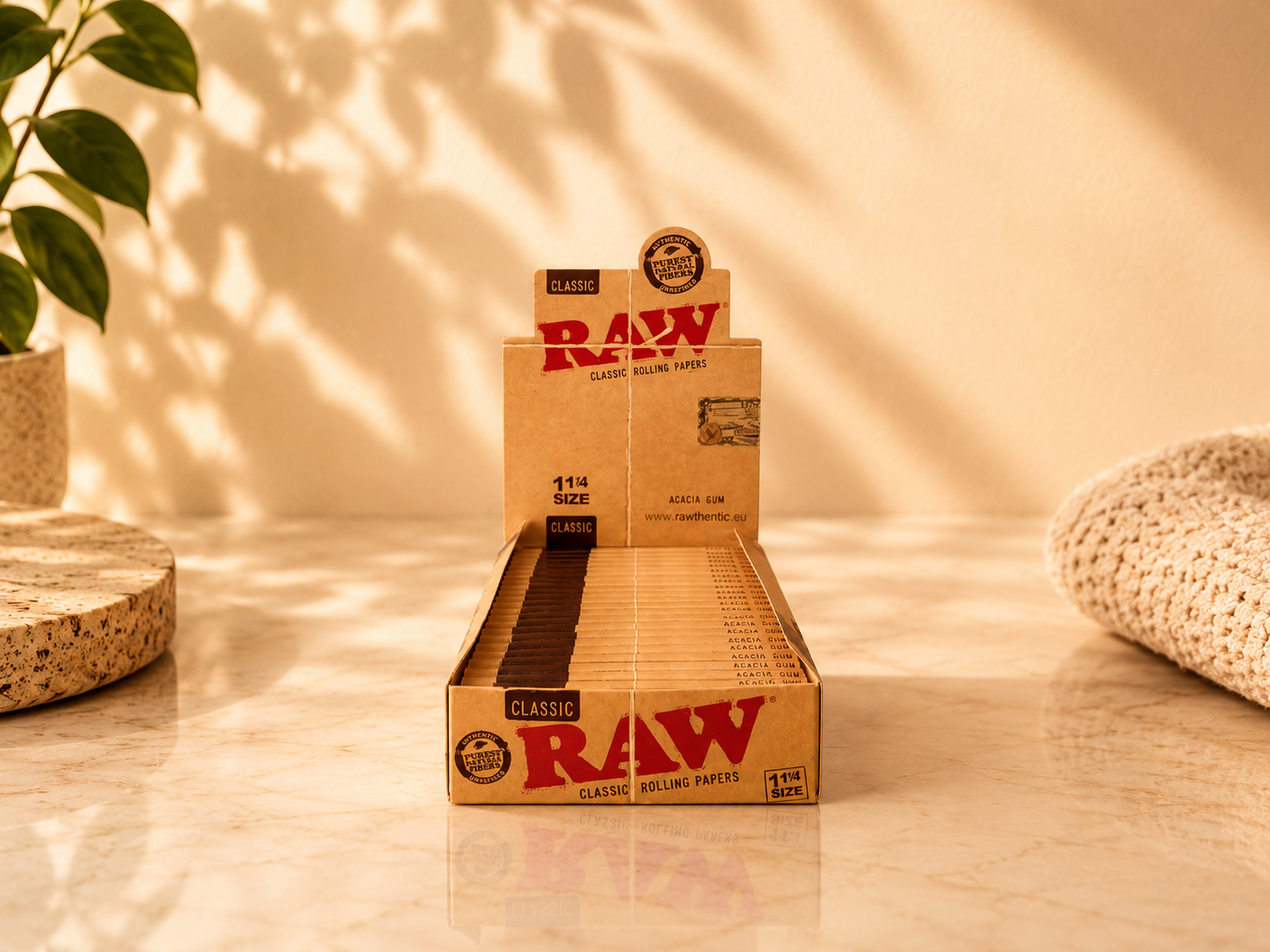 RAW Classic 1¼ | Papel de Liar Natural