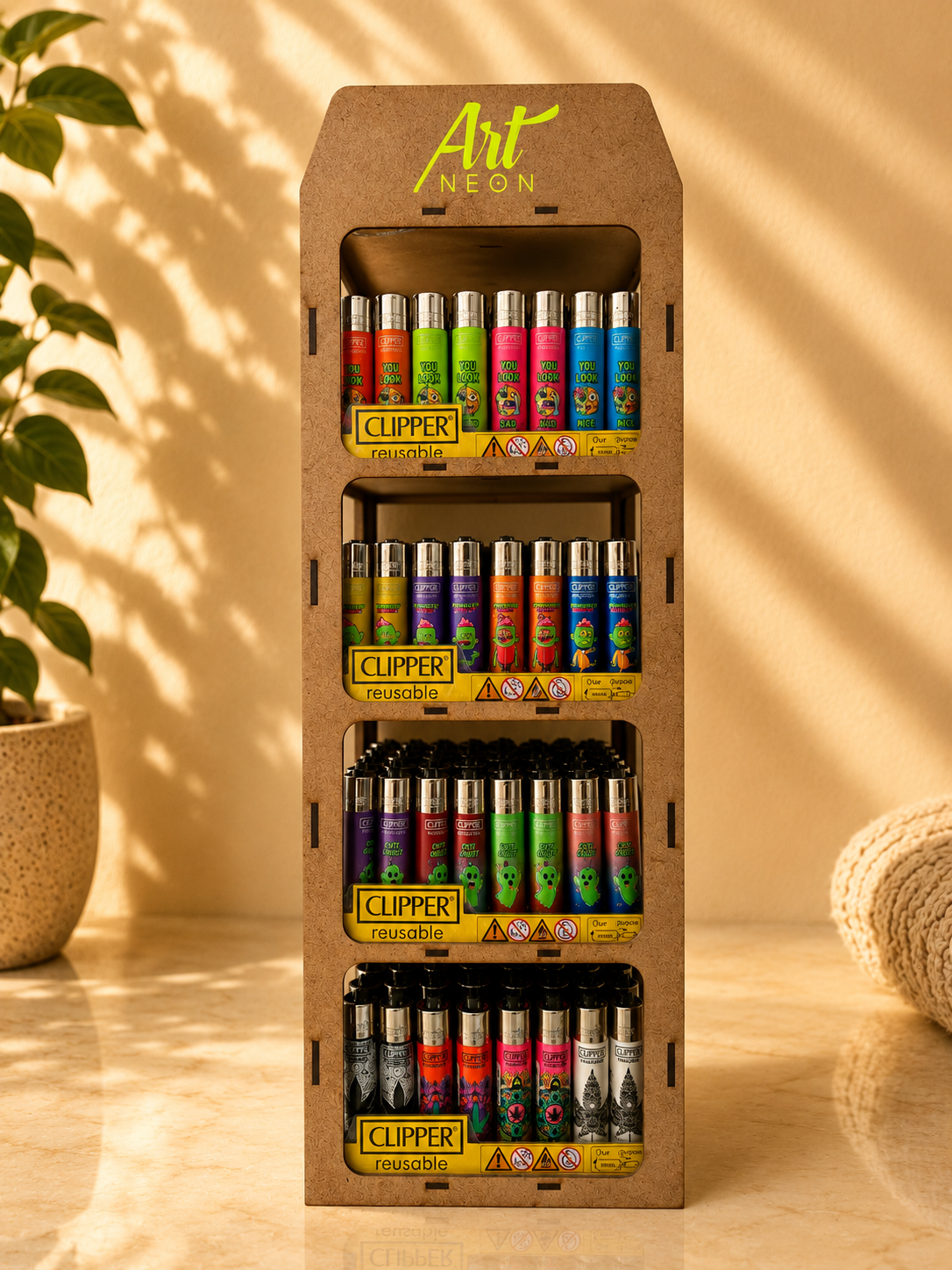 Mecheros Clipper Art Neon | Recargables