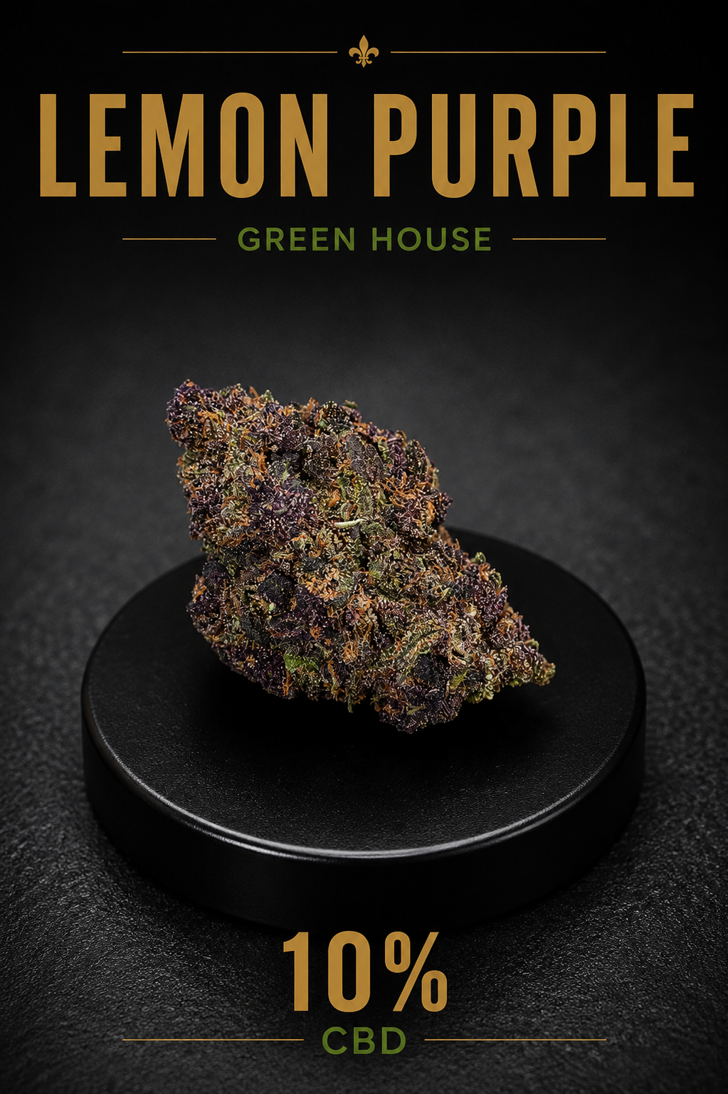 Lemon Purple Green House | Flor CBD 10%